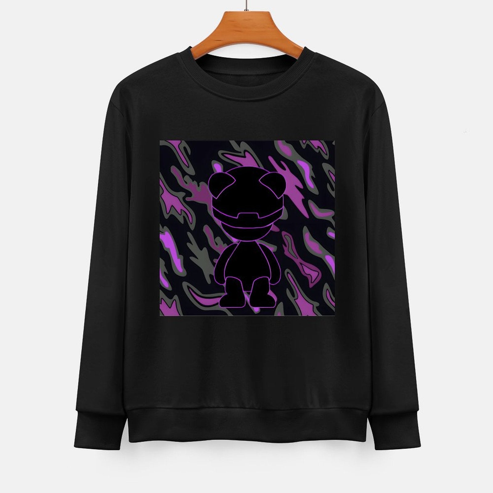 Long Sleeve With Front PatternRelaxed Fit Breathable